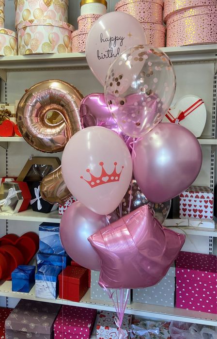 Гелеві кулі від 45 грн! Святкова атрибутика! Подарункові коробки!