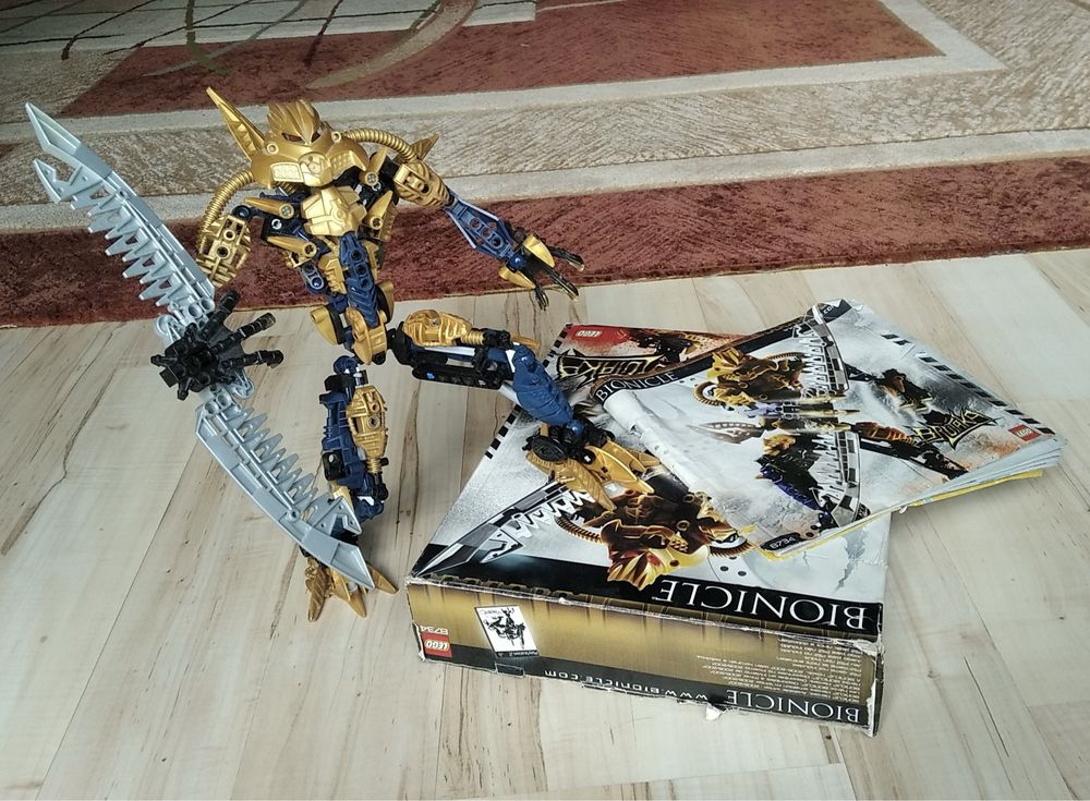 Lego Bionicle Titans Brutaka 8734 KOMPLET pudełko instrukcja figurka