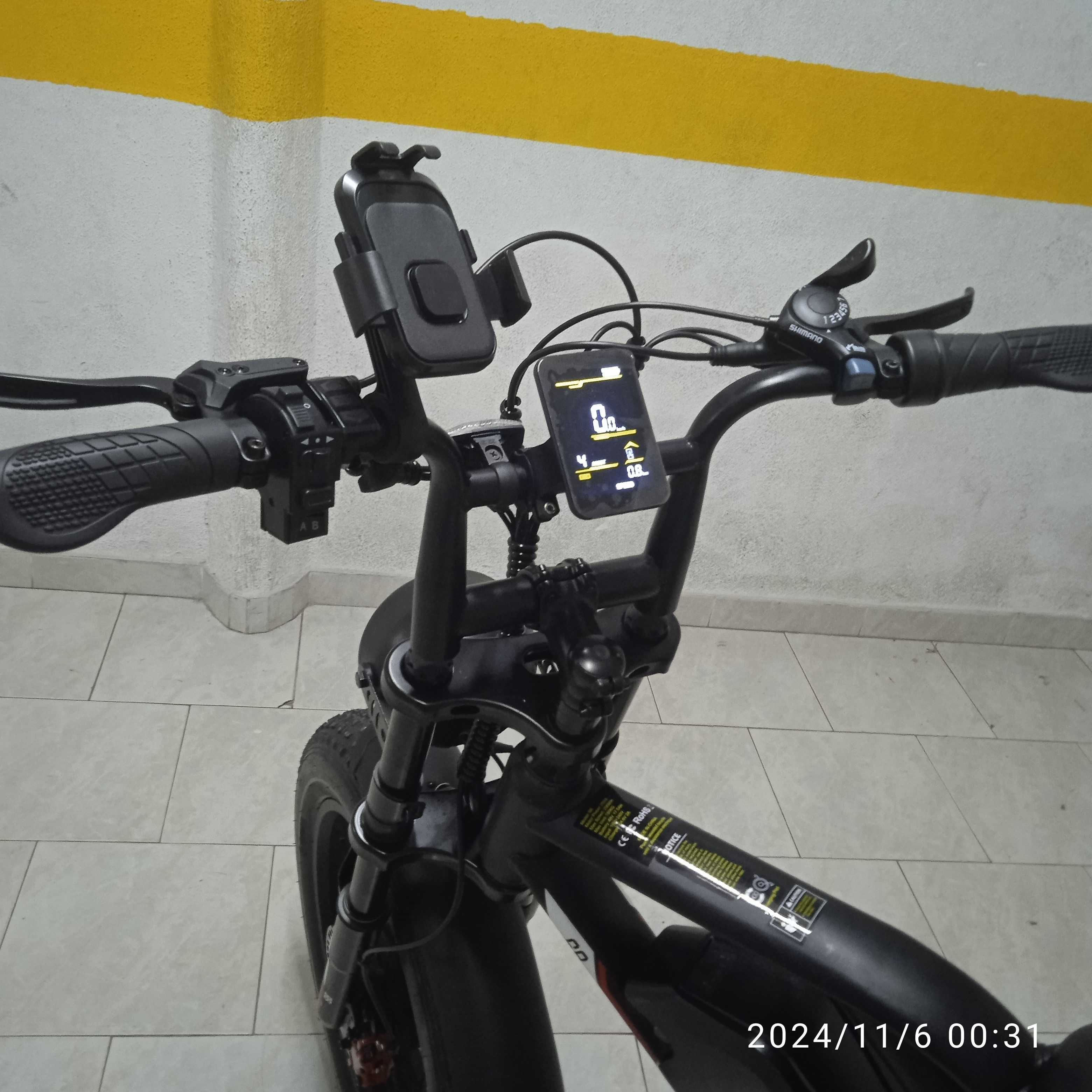 Bicicleta eletrica 1000 W - 17,5 Ah. - Nova, 0 Km.
