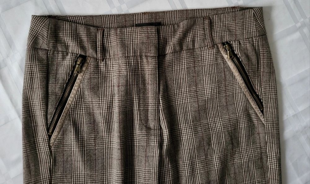 Spodnie Damskie W Kratę Soyaconcept r. 38/.40