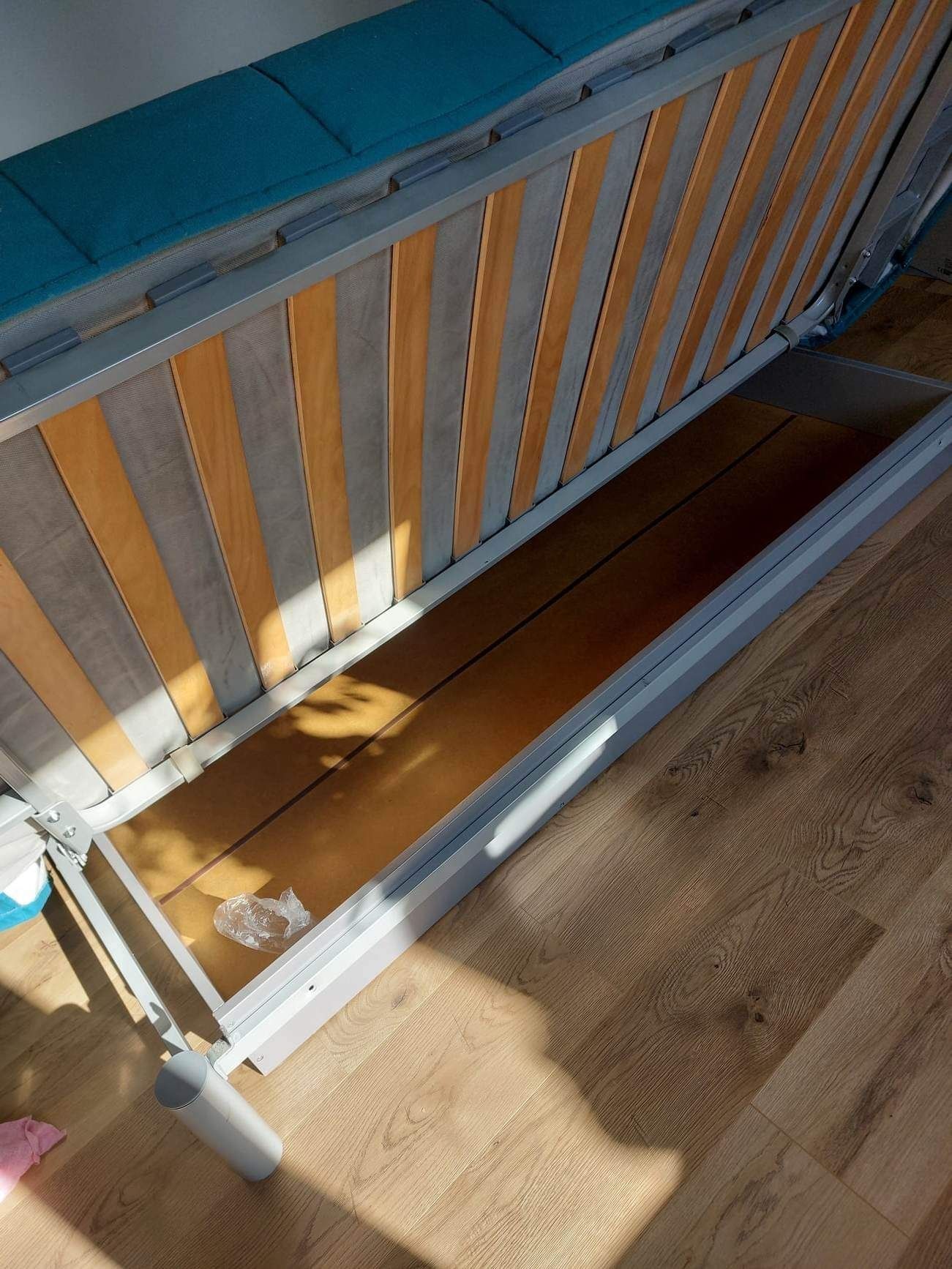 Sofa rozkładana 3-os. i materac wszystko IKEA stan idealny