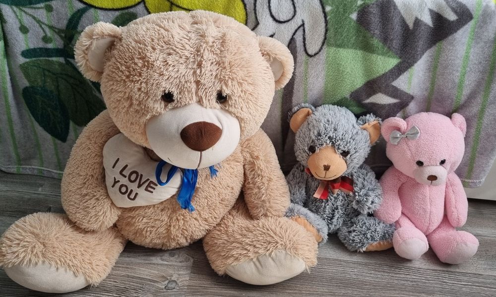 Duży mis oraz dwa mniejsze