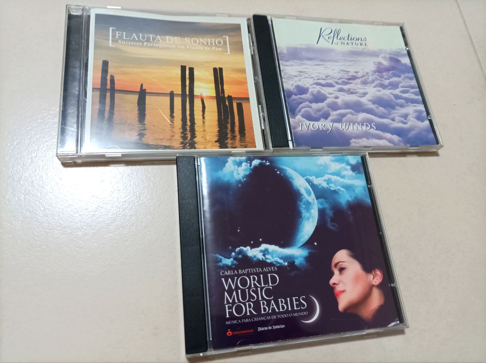 Lote de 9 CDs com Música para Relaxar