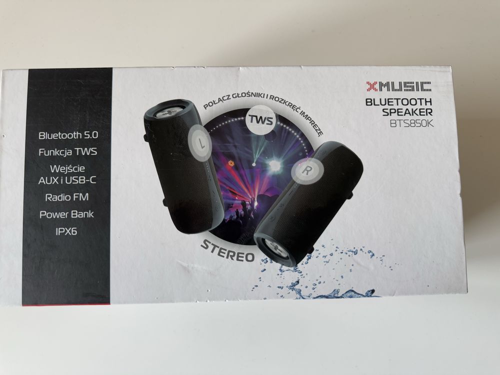 Głośnik bezprzewodowy XMUSIC BTS850K