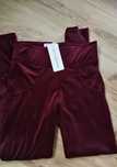 Spodnie legginsy  welur