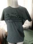 Tshirt superdry M L damskie mietowy