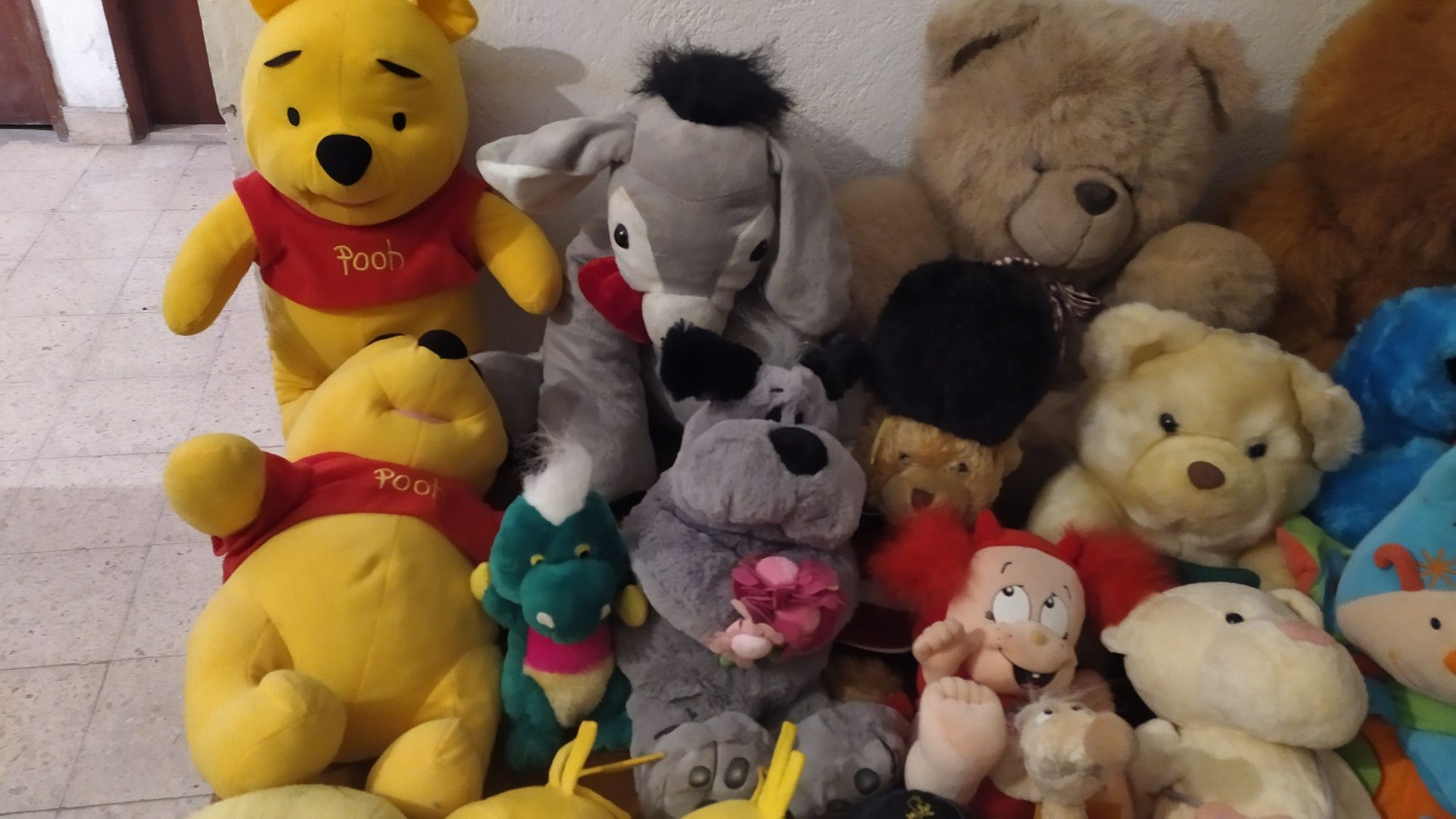 Lote grande de peluches