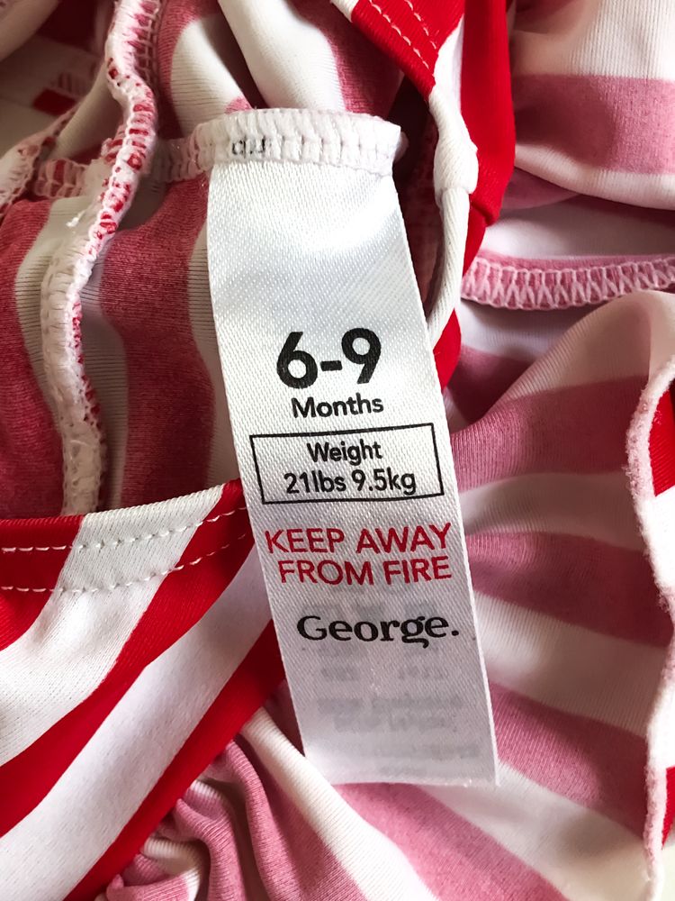 Купальник на девочку 6-9 месяцев Marks & Spencer, M&S, George