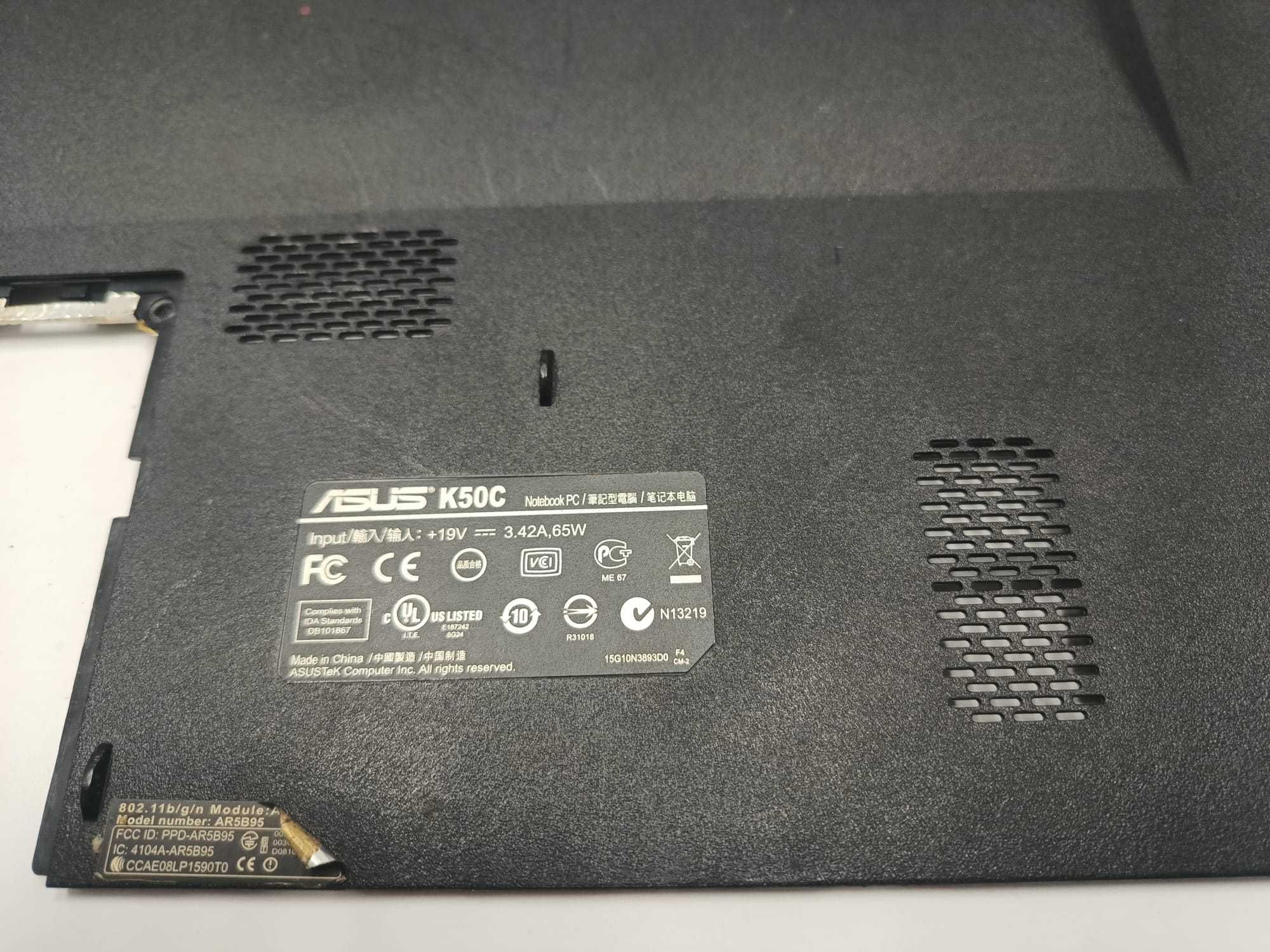 Dolna obudowa laptopa Asus K50C.