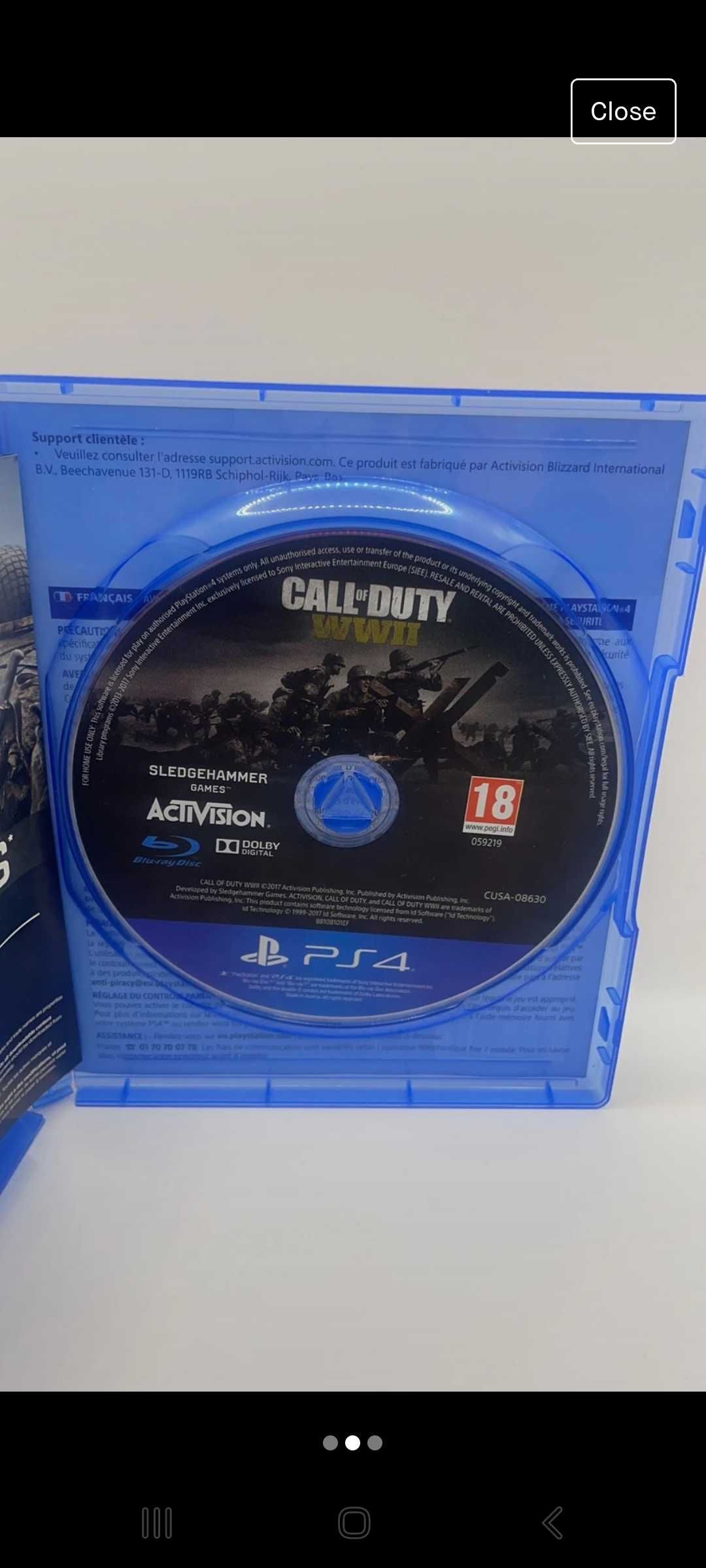 Jogo Call of Duty WW2 para ps4