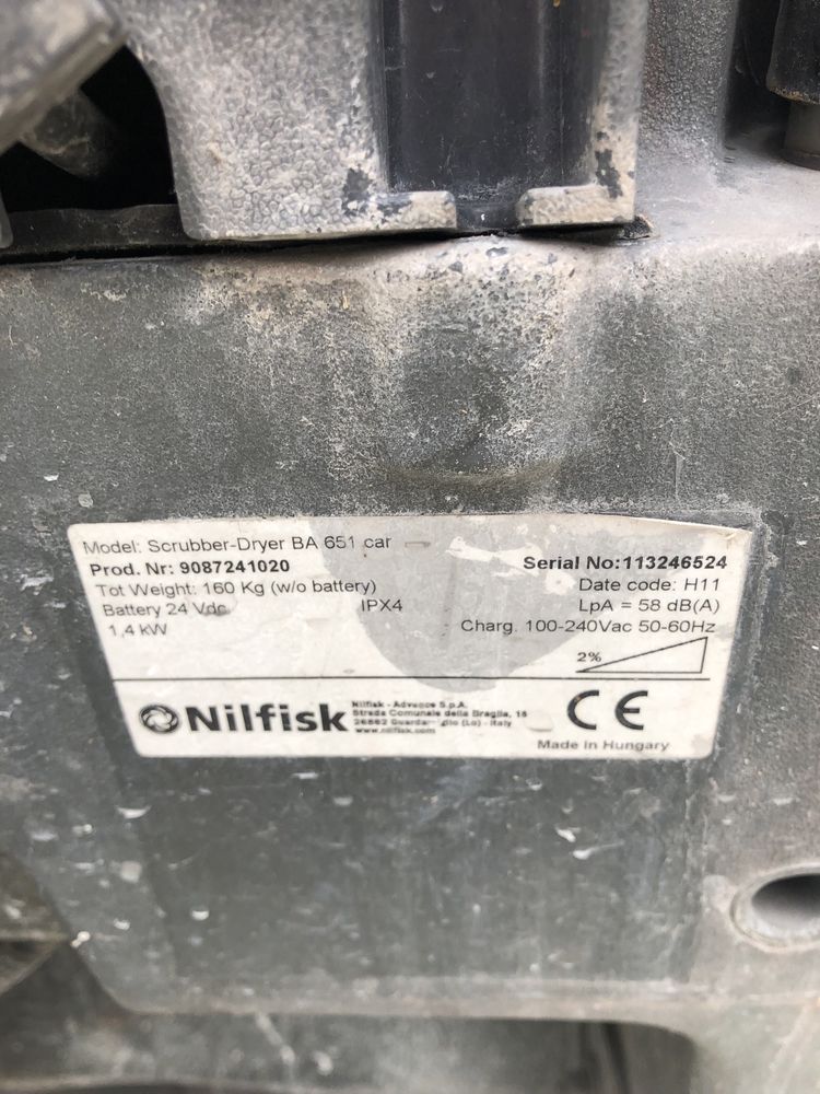 Szorowarka Nilfisk BA 851 ecoflex import DE okazja