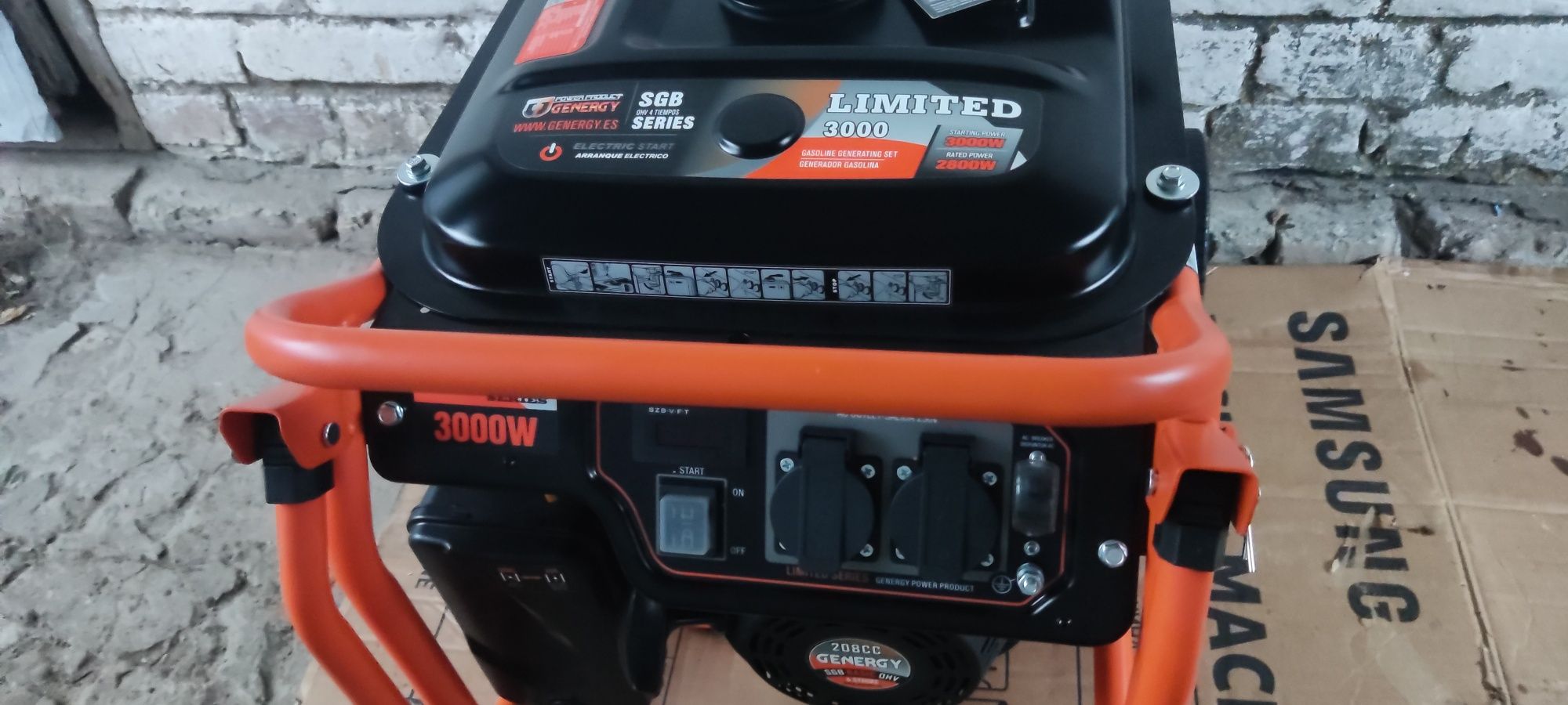 Генератор бензиновий GENERGY LIMITED 3000 3 кВт