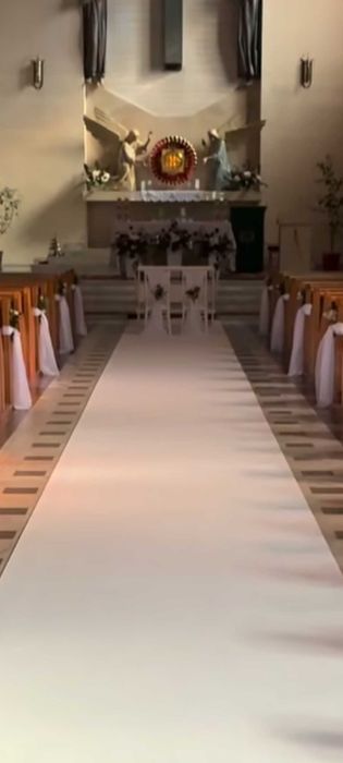 Wykładzina dywan na ślub