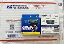 Оригинал 100% из США Gillette PROGLIDE 8шт, лезвия Skinguard
