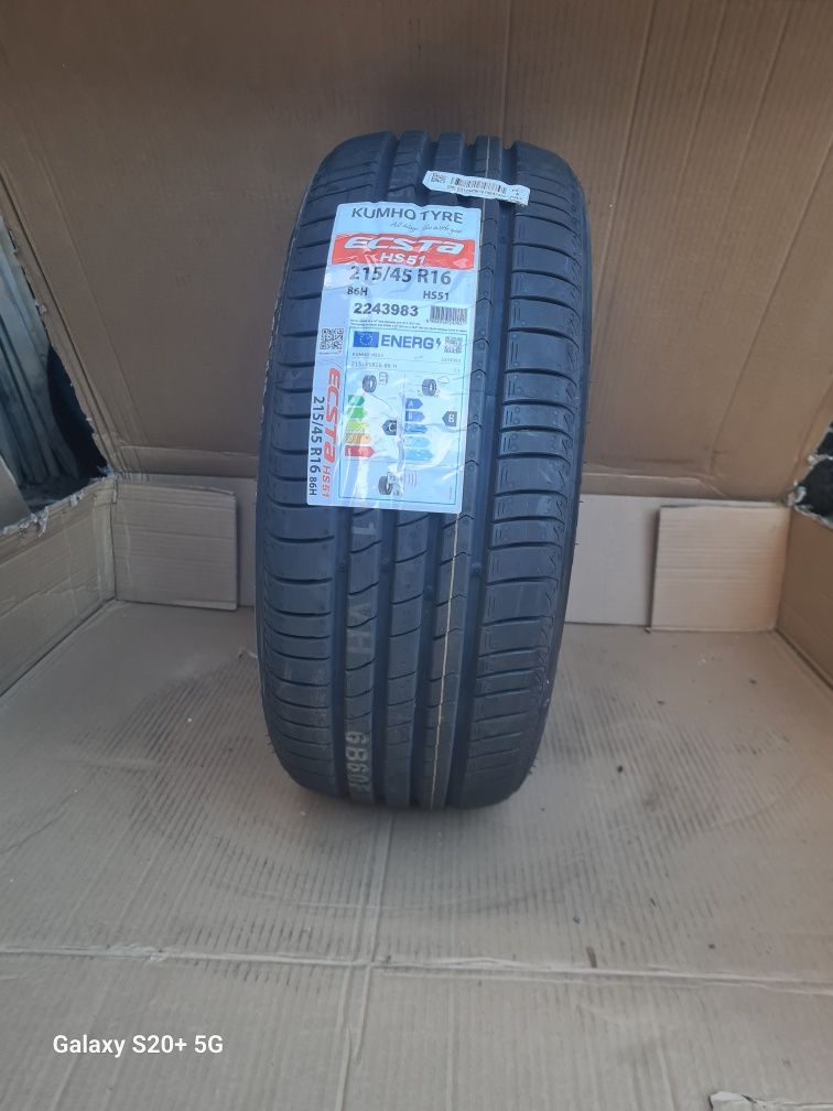 Opona KUMHO ECSTA HS51 NOWA 215/45/16 rok 06/22 lato