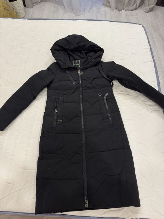 Теплий плащ зимовий