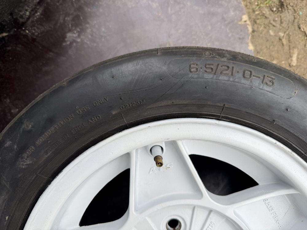 Koła, felgi ATS 13 6j 4x100, slick AVON, kjs,wyścigi, rajdy