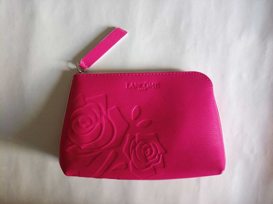 Косметичка Lancôme, рожева.