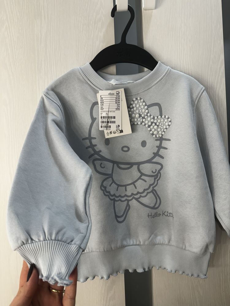 Bluza hello kitty h&m nowa z metka 104 rozmiar