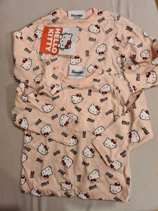 Bluzki Hello Kitty 80cm Bliźniaczki
