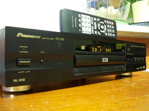 odtwarzacz DVD Pioneer DV-525, pomarańczowy wyświetlacz