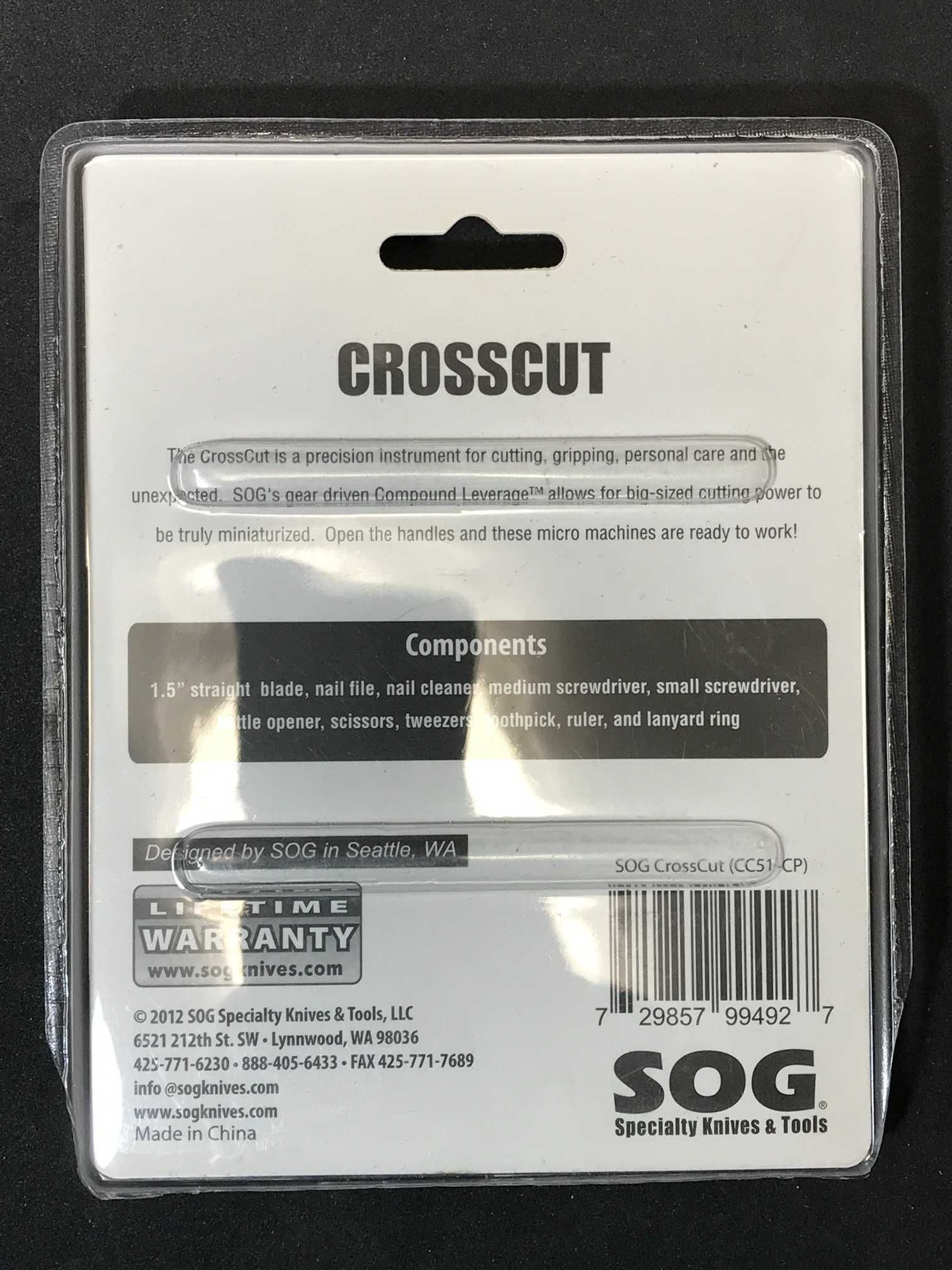 Продам мультитул SOG CrossCut (CC51 CP)