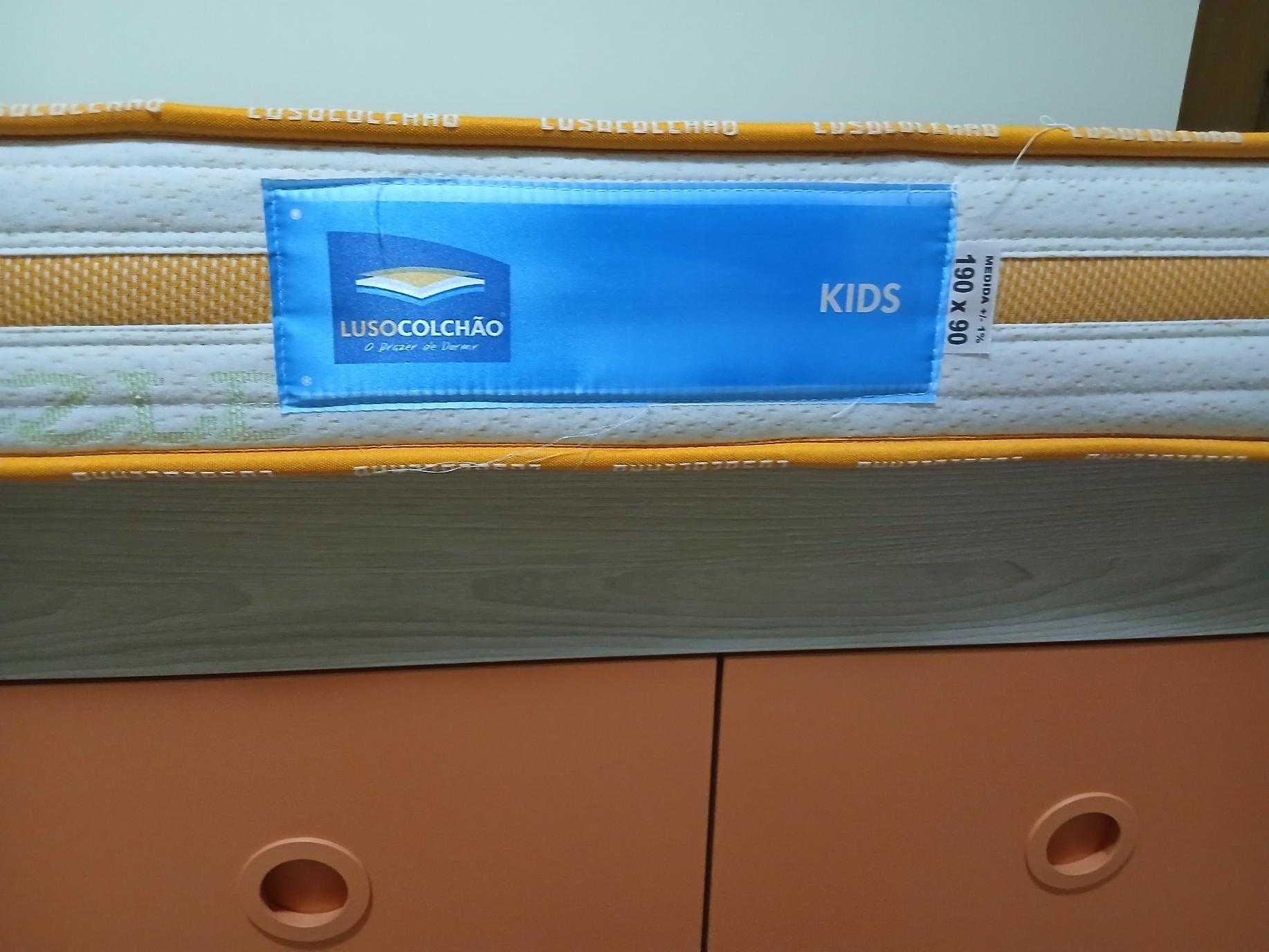 Conjunto cama + colchão
