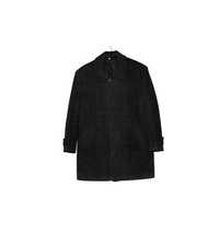Wełna + kaszmir elegancki klasyczny płaszcz przed kolana L | 1389M