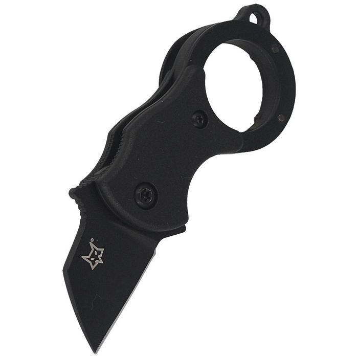 Nóż składany FOX Karambit Mini-TA FRN Black, Black Idroglider (FX-536