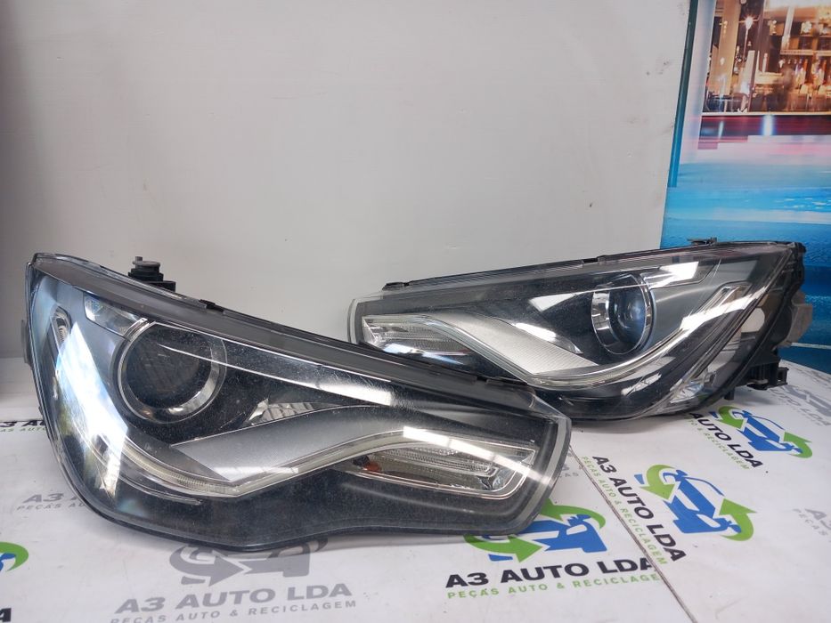 Ótica esquerda e direita Xenon olho de boi Audi A1
