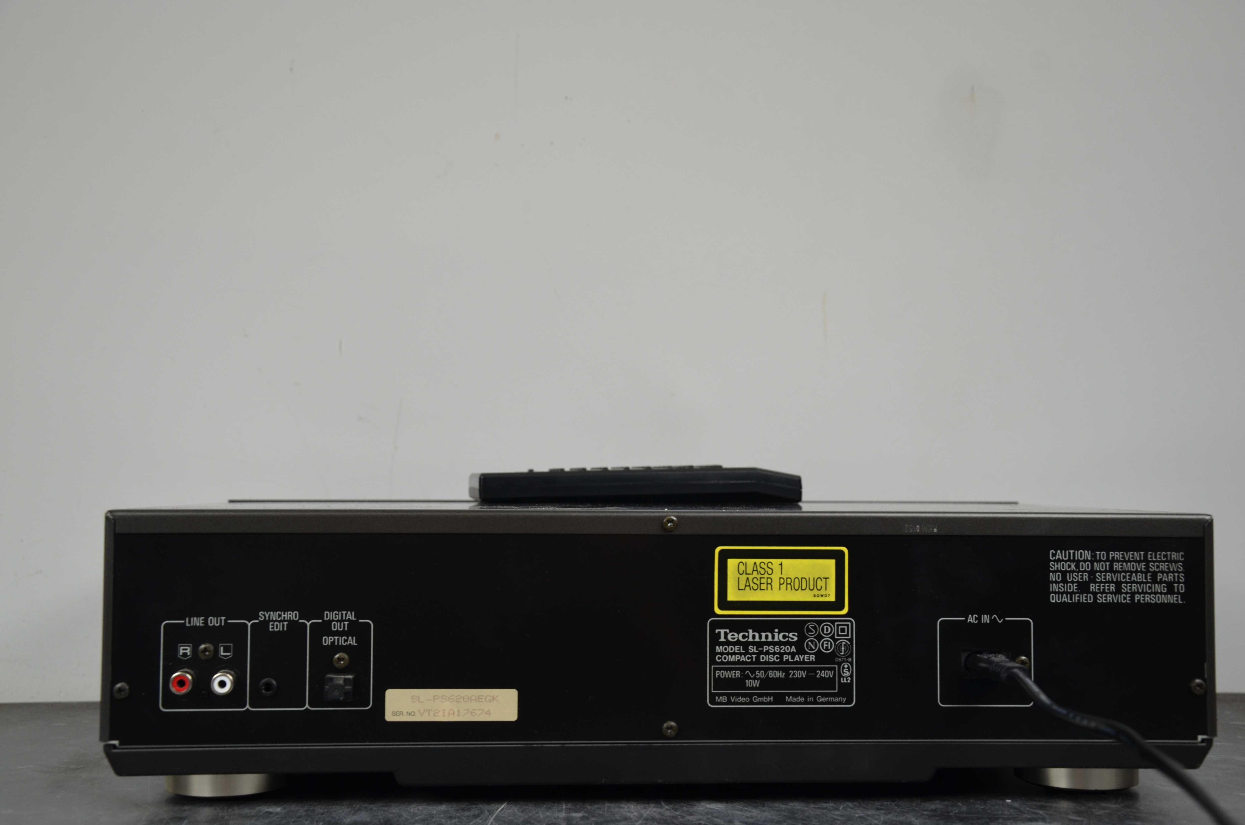Odtwarzacz TECHNICS SL-PS620A PILOT CD Okazja