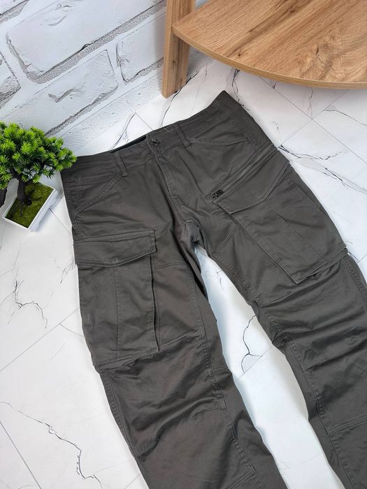 Карго-штани G-Star Rovic Zip 3d Tapered хакі 31/32