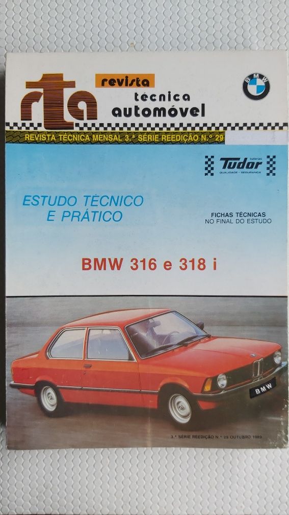 BMW 316 e 318i manual mecânico, revista automóvel técnica