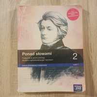 Ponad słowami 2 cz. 2 Podręcznik j. polski