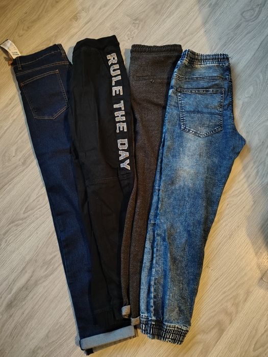 Zestaw komplet wygodnych spodni dla nastolatka 158 i 164