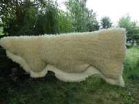 SKÓRA naturalna futro z owcy 110 cm skóra owcza