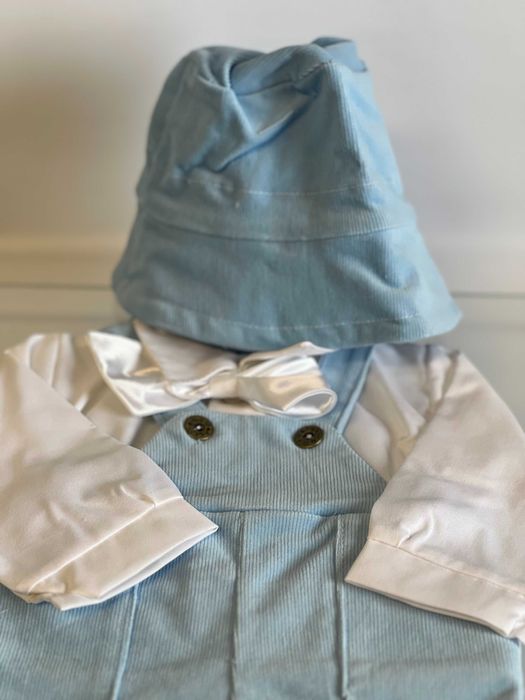 Komplet na Chrzest dla Chłopca - komplet wizytowy rozmiar 68