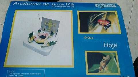 Jogo de descoberta: Anatomia de uma Rã.