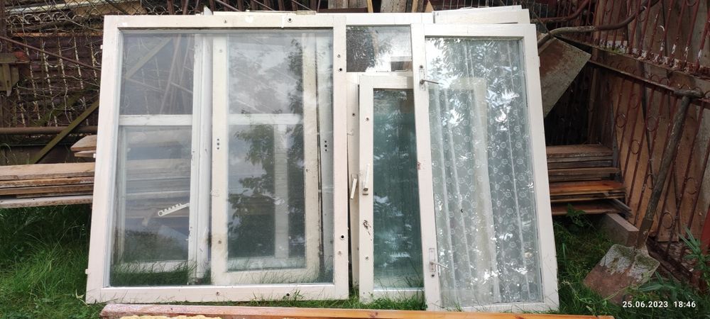 Okna drewniane z rozbiorki