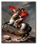 Napoleon - efektowny obraz konny. Kopia na naturalnym płótnie.