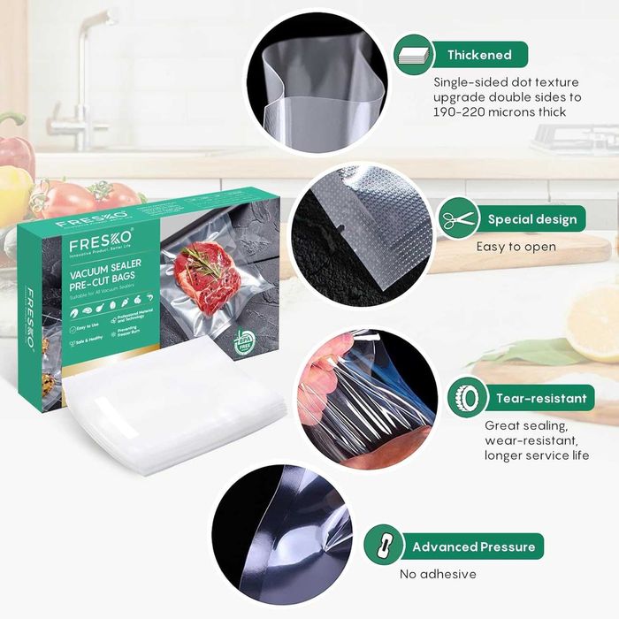 Worki próżniowe Fresko 15x25 cm 100 torebek