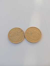 2 moedas de 1 peseta 1975
