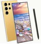 Telefon Smartfon z Androidem 13 12GB RAM + 256GB Pamięci - złoty