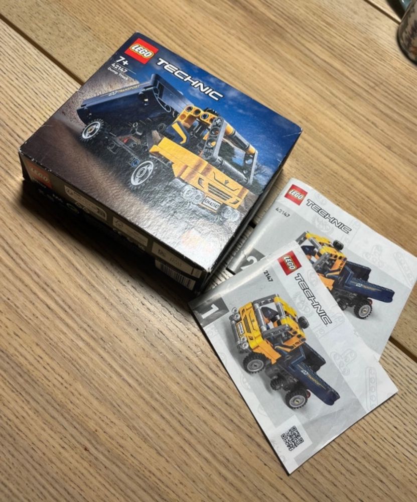 Lego Technic 42147 wywrotka - pudelko i instrukcja