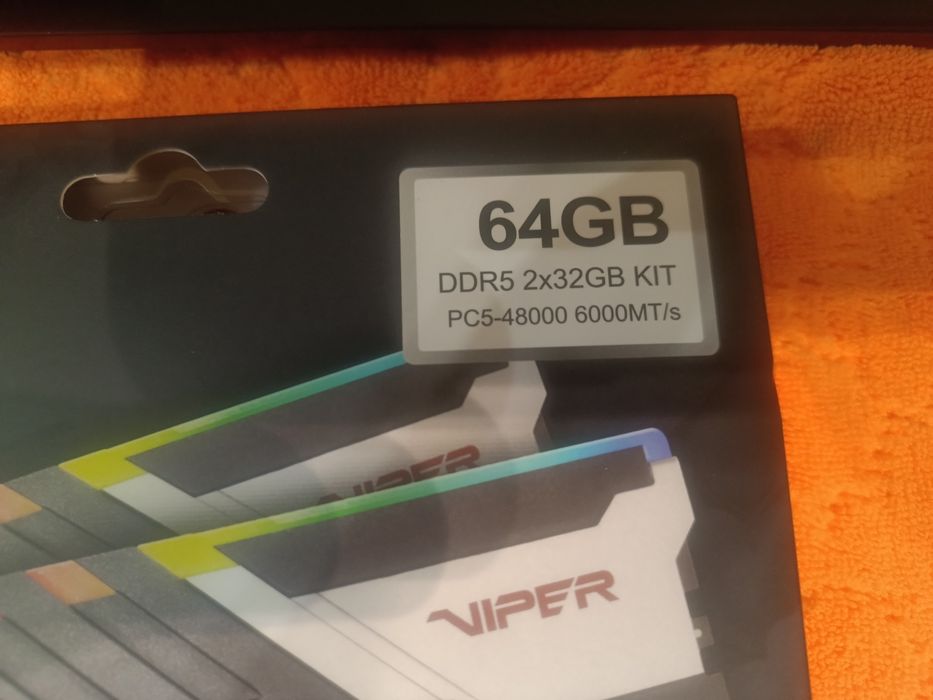 Pamięć RAM PATRIOT Viper Venom RGB 64GB (2x32GB) 6000MHz CL30
