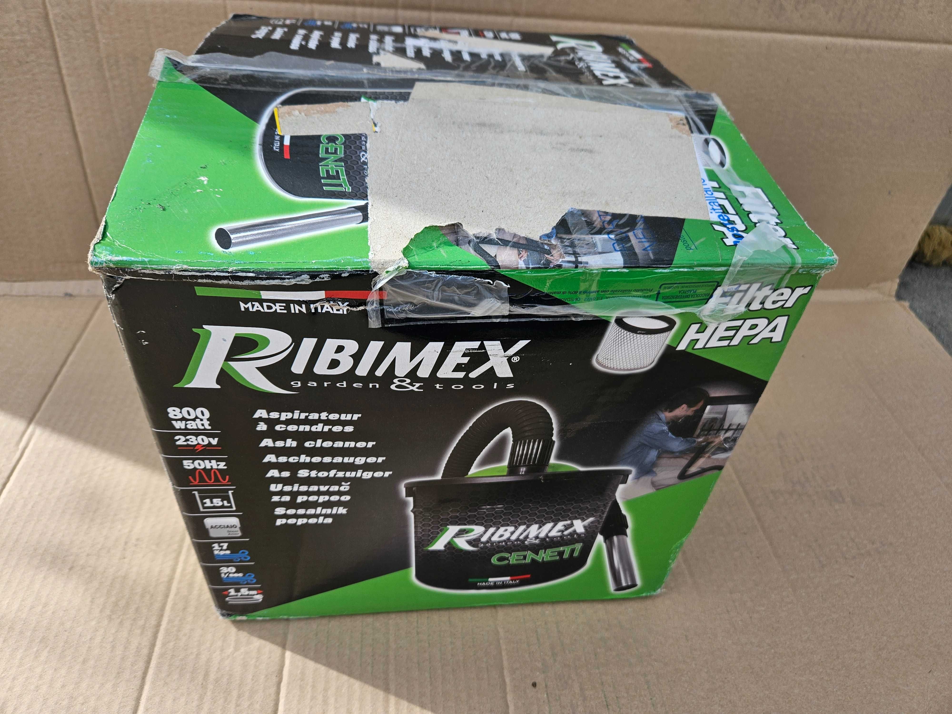 Odkurzacz do popiołu Ribimex 800 W 15 l