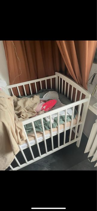 Łóżeczko niemowlęce 3w1 60x120