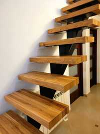 nowoczesne schody na konstrukcji stalowej, schody metalowe