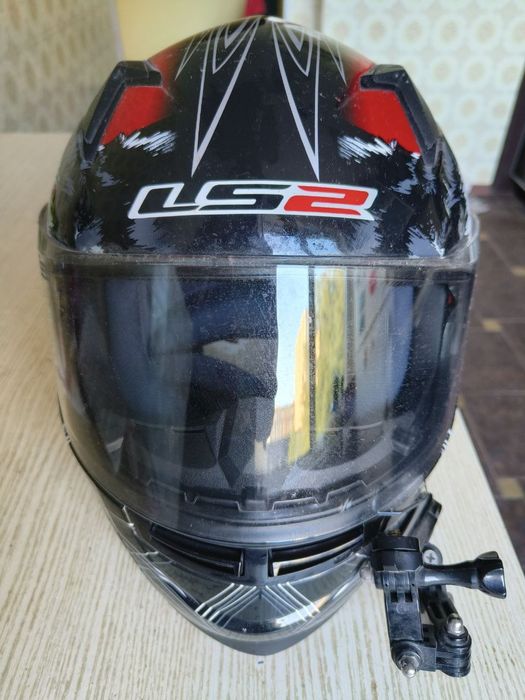 Мотошолом LS2 Black Red