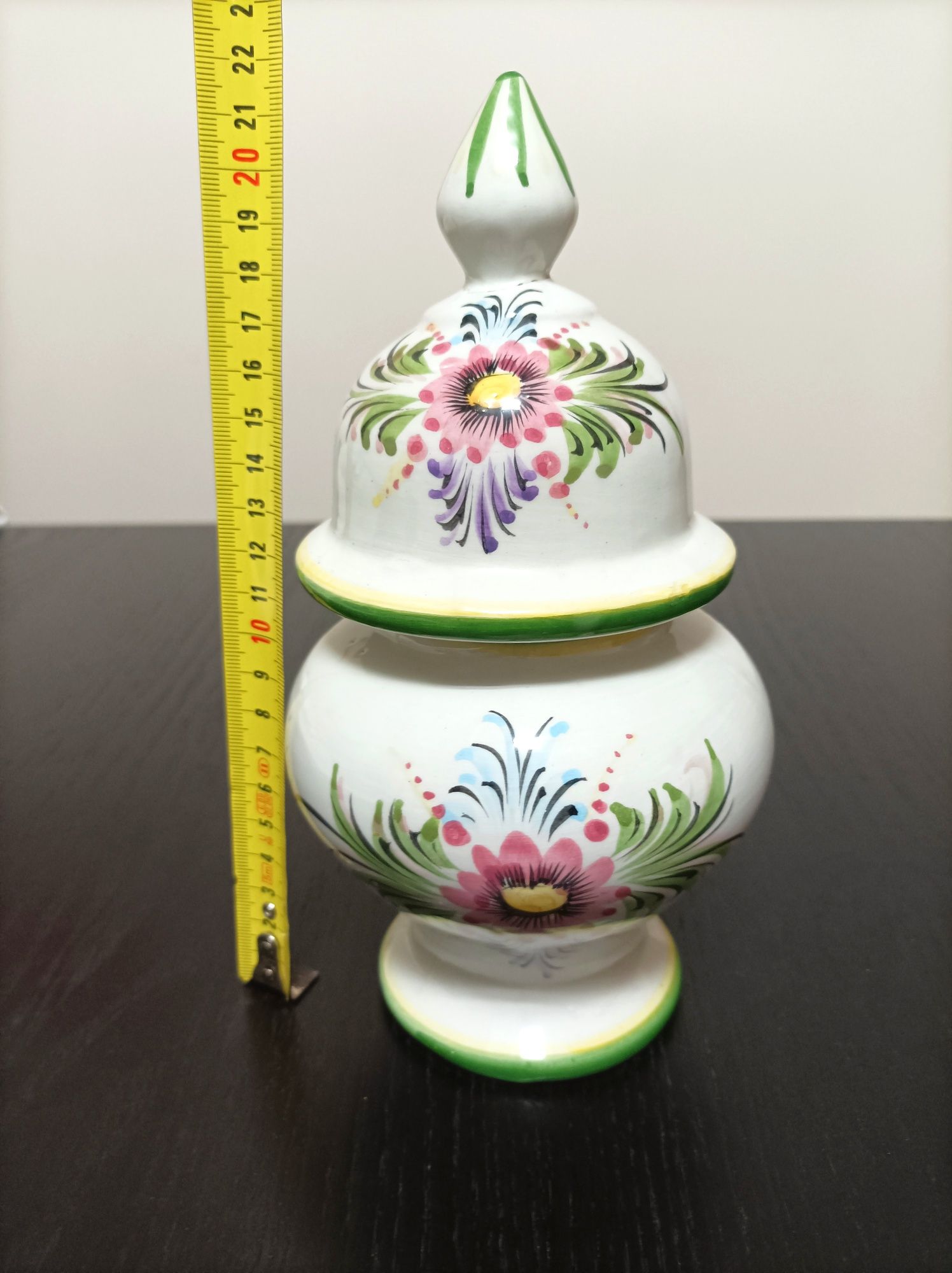 Elemento decorativo em porcelana (Vintage - Hand Painted)